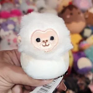 Squishmallows Toys Octave White Snow Monkey Micromallow